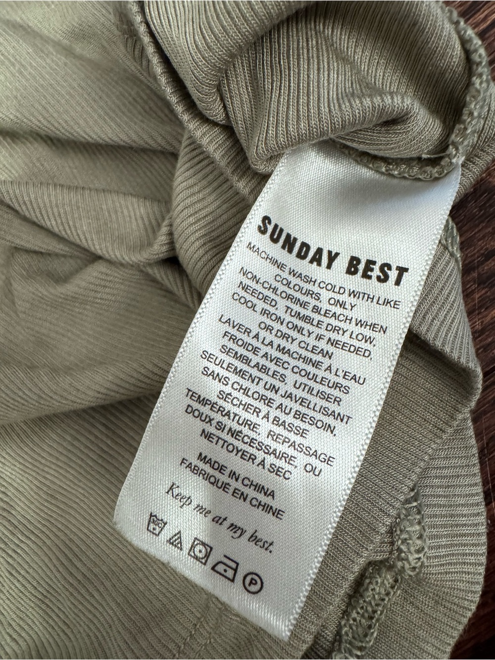 Sunday Best Honor Tank Ribbed High Neck Crop Tank Green Size Medium - Picture 8 of 10